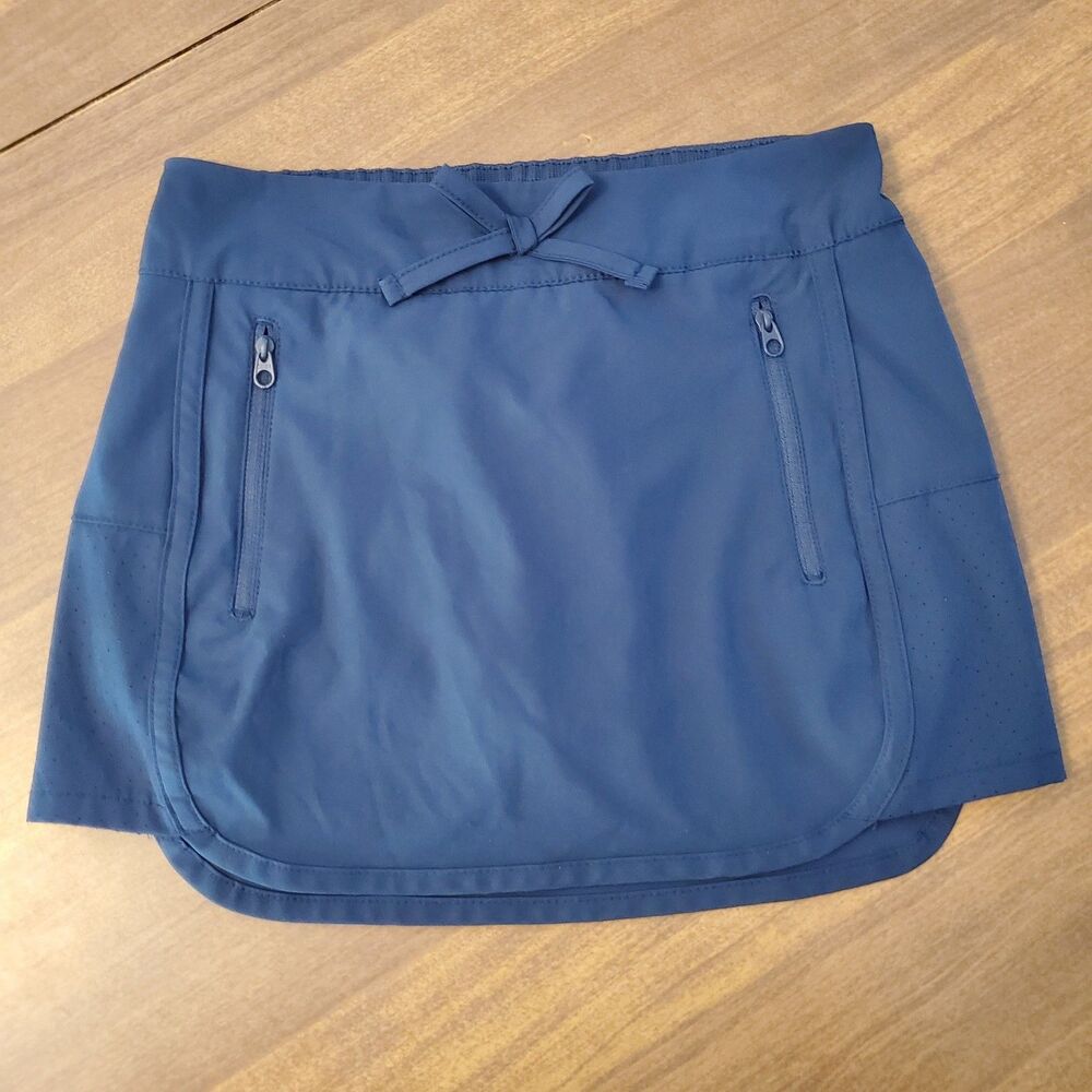 Magellan Girls' Caddo Lake Skort Sz 7 (S) Navy Blue